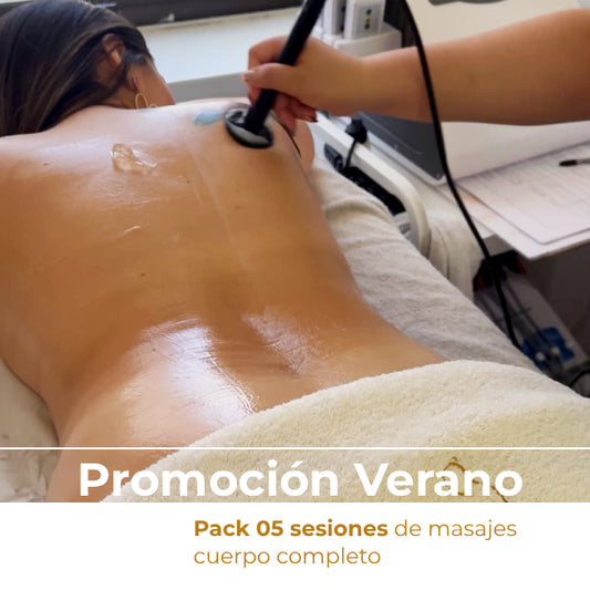Pack Verano 5 Sesiones de Masajes Cuerpo Completo